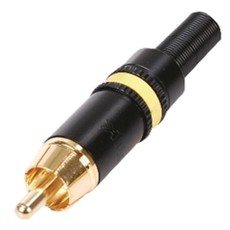 Composiet Video Connector RCA Male Male Zwart