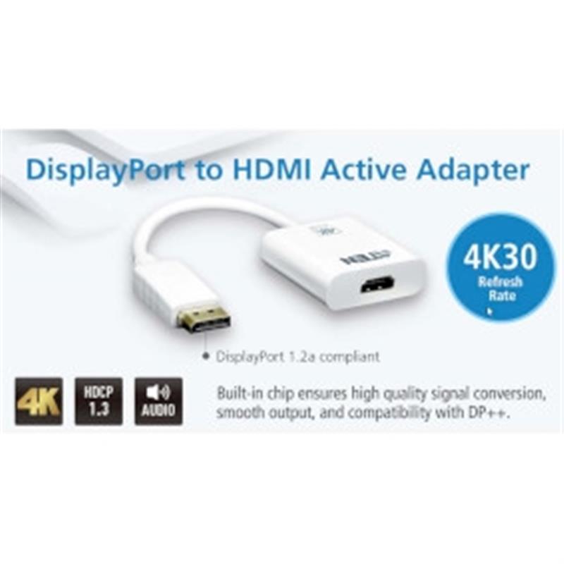 DisplayPort naar 4K HDMI actieve adapter