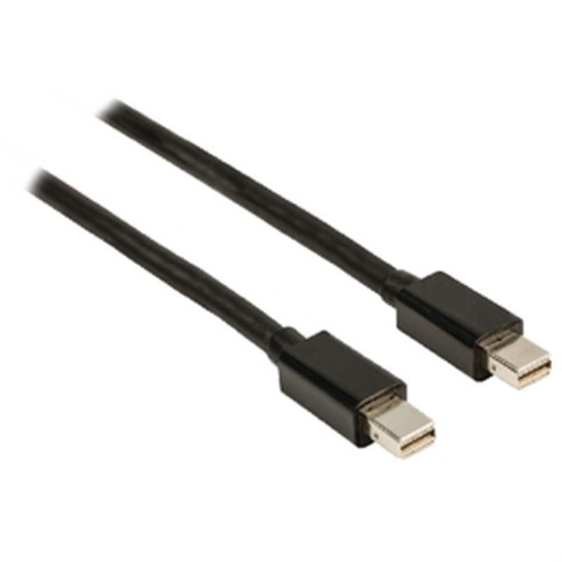 Mini DisplayPort Kabel Mini-DisplayPort Male - Mini-DisplayPort Male 1.00 m Zwart