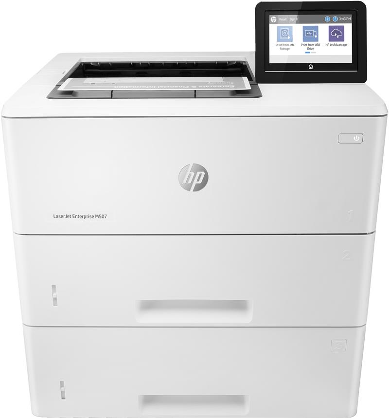 HP LaserJet Enterprise M507x, Zwart-wit, Printer voor Print, Dubbelzijdig printen
