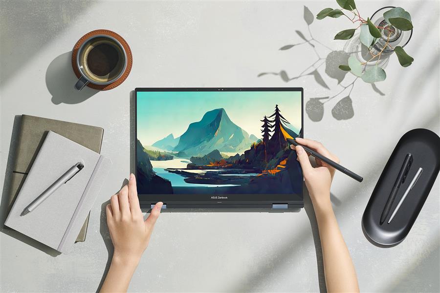 ASUS Zenbook 14 Flip OLED UP3404VA-KN178X Hybride (2-in-1) 35,6 cm (14"") Touchscreen 3K Intel® Core™ i7 i7-1360P 16 GB LPDDR5-SDRAM 1 TB SSD Wi-Fi 6E