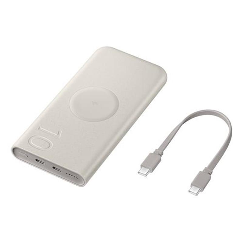 Samsung EB-U2510XUEGEU powerbank 10000 mAh Draadloos opladen Beige