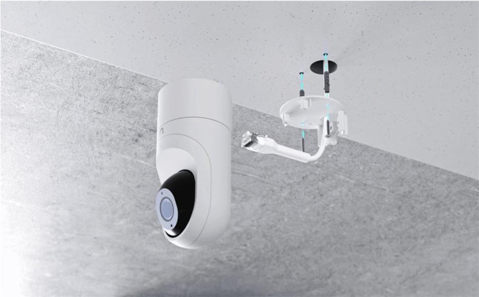 Ubiquiti G5 Flex Dome IP-beveiligingscamera Binnen buiten 2688 x 1512 Pixels Plafond wand bureau