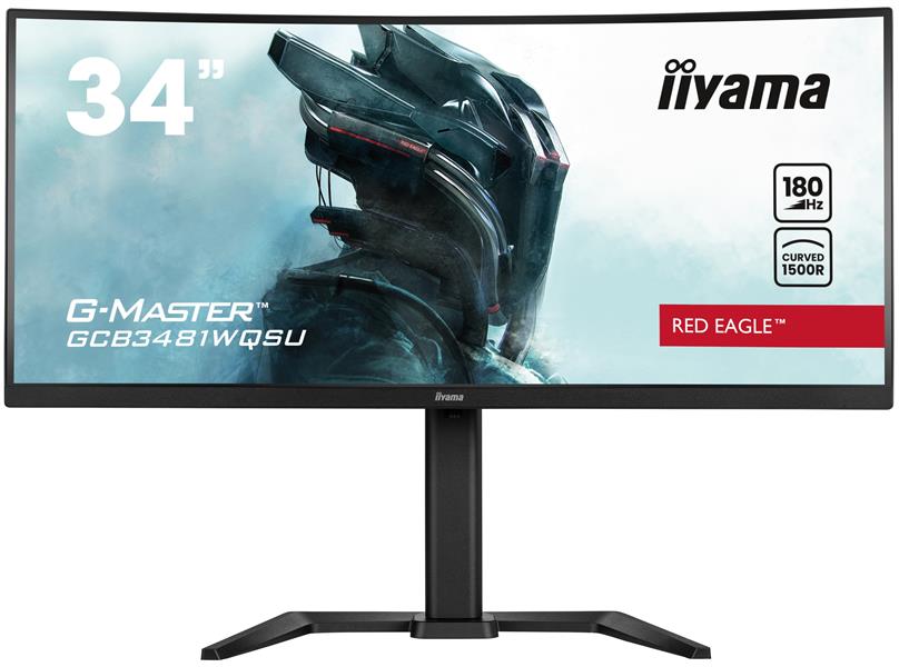 iiyama G-MASTER GCB3481WQSU-B1 computer monitor 86,4 cm (34"") 3440 x 1440 Pixels UltraWide Quad HD LCD Zwart