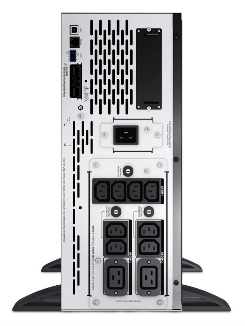 APC Smart-UPS X SMX2200HV Noodstroomvoeding 8x C13, 2x C19 uitgang, USB, short depth, 2200VA