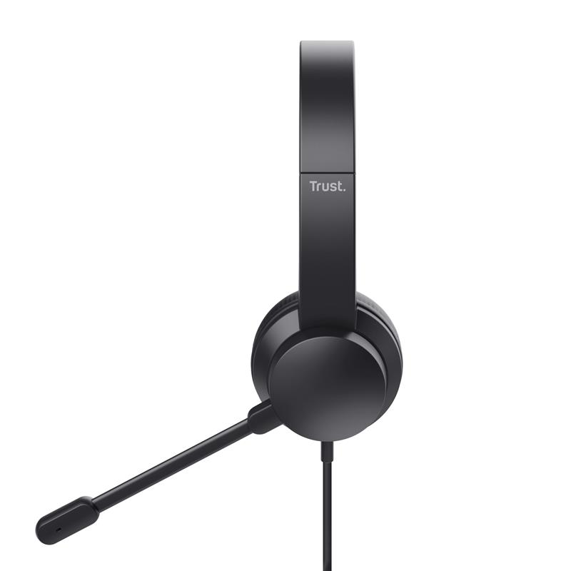 Trust HS-150 Headset Bedraad Hoofdband Kantoor/callcenter Zwart