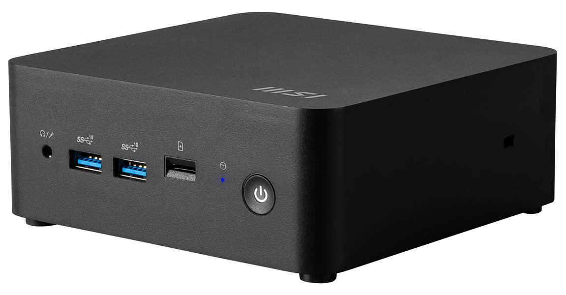 MSI Cubi NUC 1MG-002EU Intel Core 5 120U 8 GB DDR5-SDRAM 512 GB SSD Windows 11 Pro Mini PC Zwart