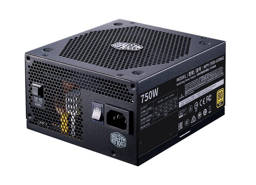 Cooler Master V750 Gold-V2 power supply unit 750 W 24-pin ATX ATX Zwart