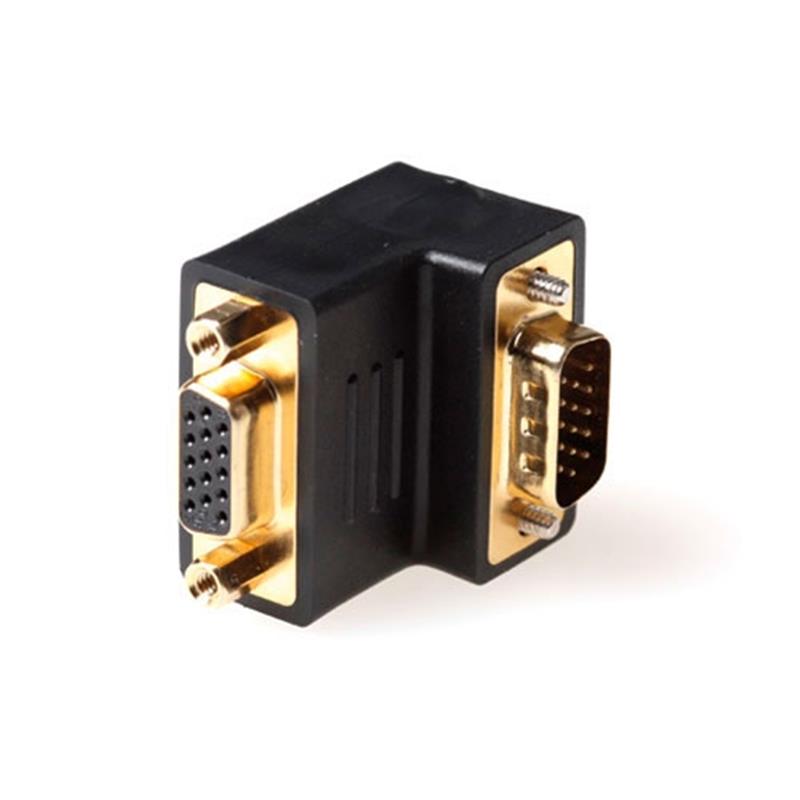 ACT AB9066 tussenstuk voor kabels VGA (D-Sub) Zwart