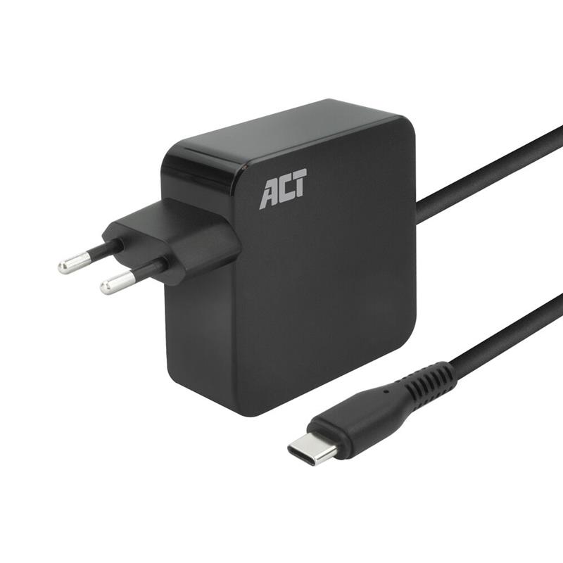 ACT AC2010 oplader voor mobiele apparatuur Laptop, Smartphone, Tablet Zwart AC Snel opladen Binnen