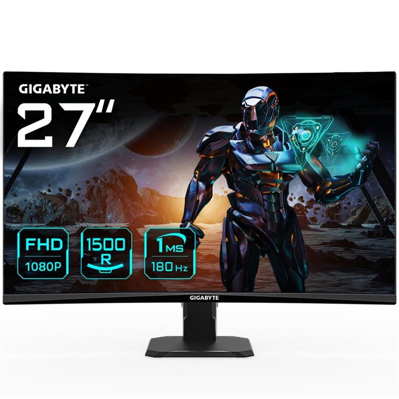 GIGABYTE GS27FC computer monitor 68,6 cm (27"") 1920 x 1080 Pixels Full HD LCD Zwart