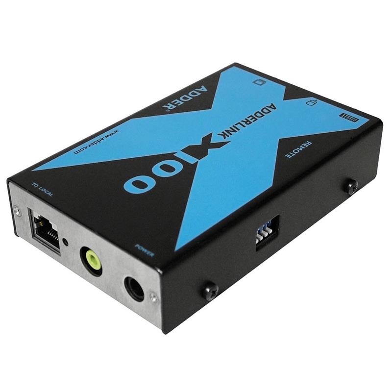 Adder Adderlink X100 VGA USB en audio KVM extender set over CAT tot 100 meter