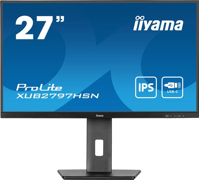 iiyama ProLite XUB2797HSN-B1 computer monitor 68,6 cm (27"") 1920 x 1080 Pixels Full HD LED Zwart