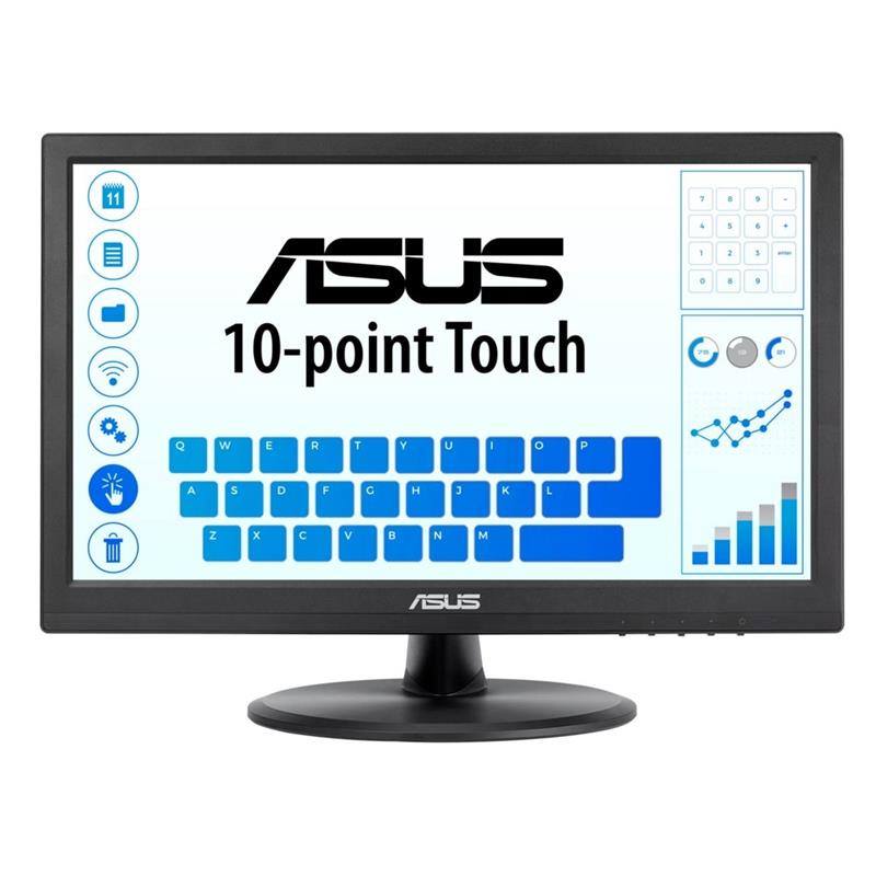 ASUS VT168HR 39,6 cm (15.6"") 1366 x 768 Pixels Multi-touch Zwart