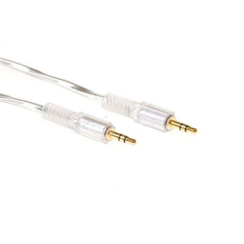 ACT High quality 3.5 mm stereo jack aansluitkabel male - male