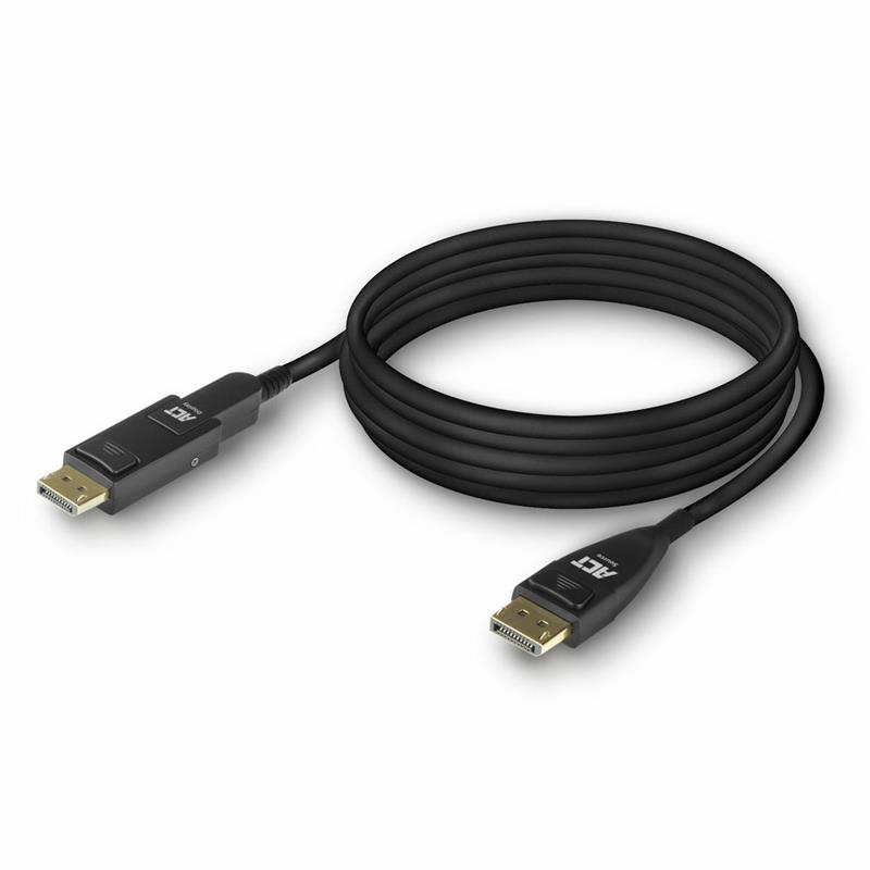 ACT AK4154 DisplayPort kabel 30 m Zwart