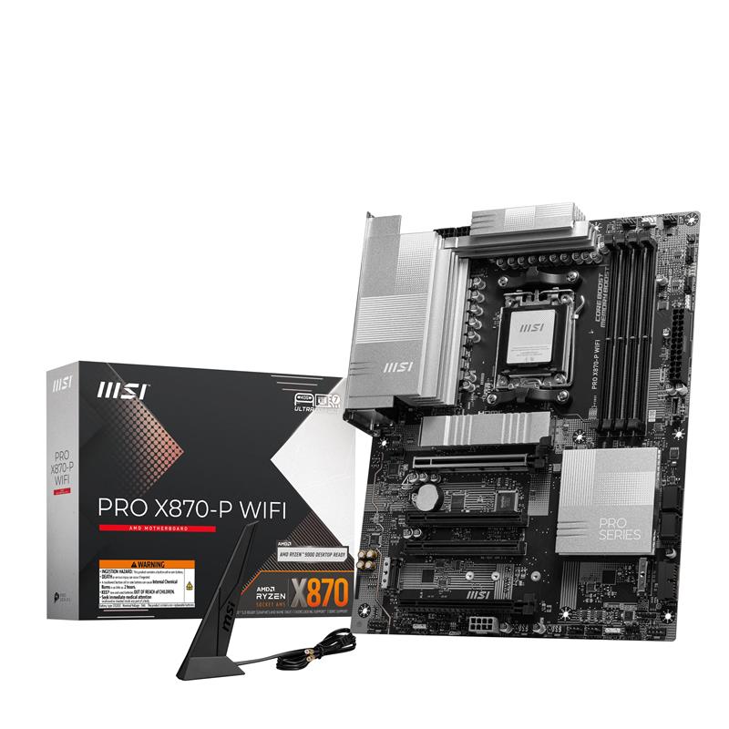 MSI PRO X870-P WIFI moederbord AMD X870E Socket AM5 ATX