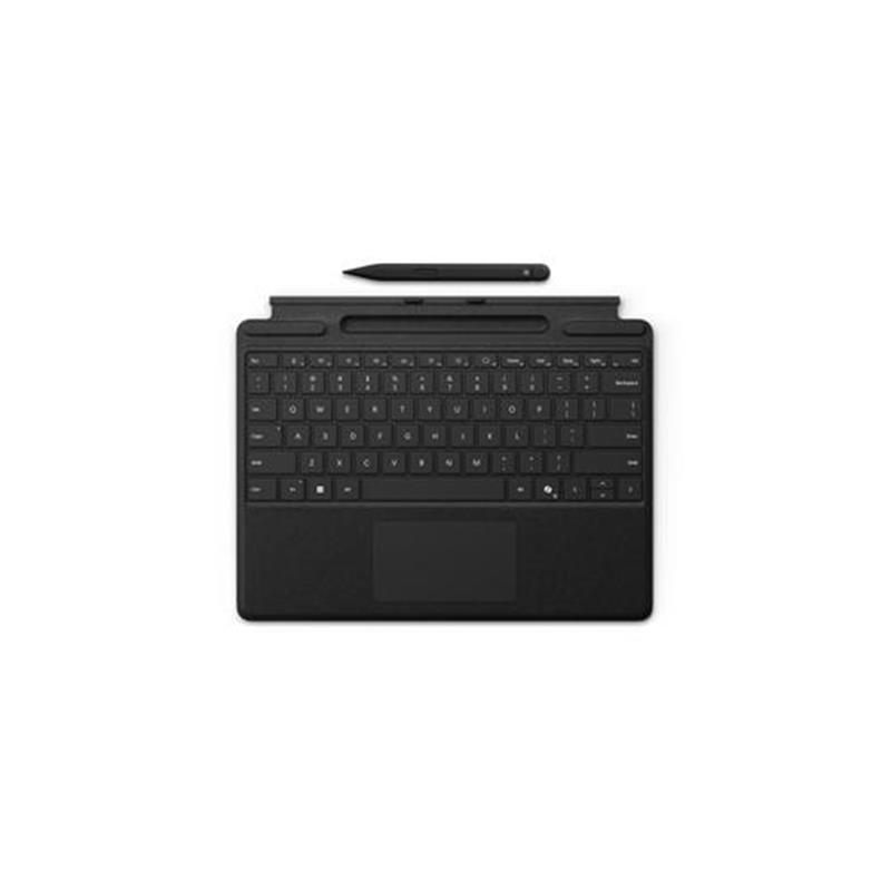 Microsoft Surface Pro Keyboard with Slim Pen for Business AZERTY Frans Microsoft Cover port Zwart