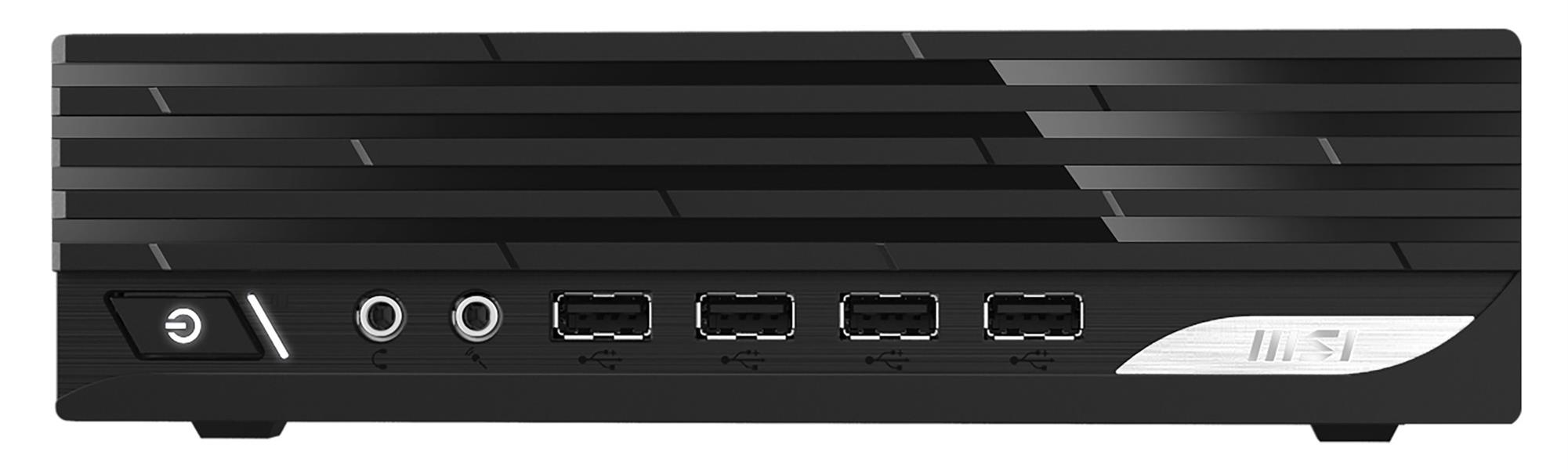 MSI Pro DP21 13M-491EU PCs/werkstation Intel® Core™ i3 i3-13100 8 GB DDR4-SDRAM 256 GB SSD Windows 11 Pro Mini PC Zwart