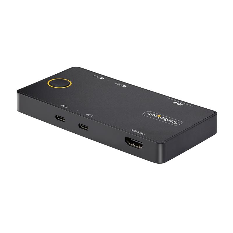 StarTech.com C2-H46-UC2-PD-KVM KVM-switch Zwart