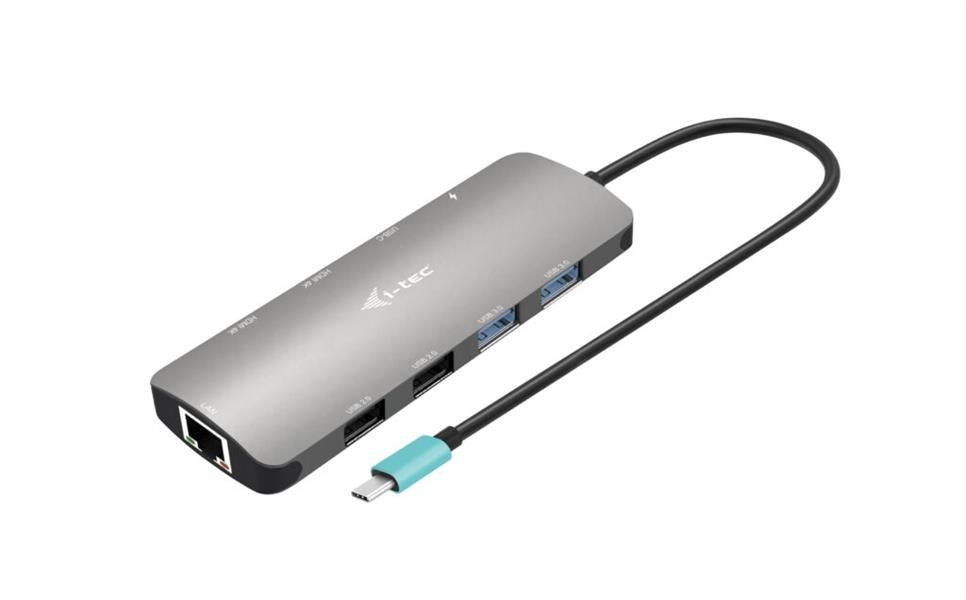 i-tec USB-C Metal Nano 2x Display Docking Station + Power Delivery 100 W