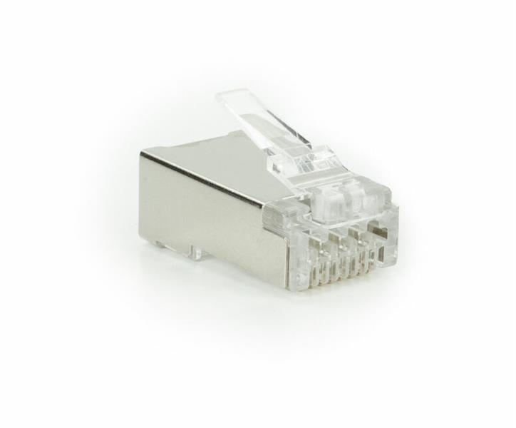 ACT CAT6A pass-through shielded modulaire RJ45 connector