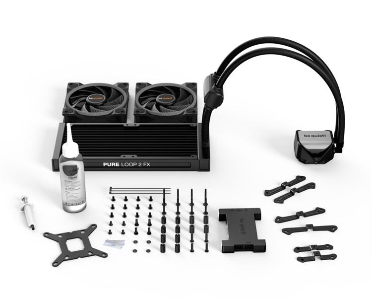 be quiet! Pure Loop 2 FX 240mm Processor Alles-in-één vloeistofkoeler 12 cm Zwart 1 stuk(s)