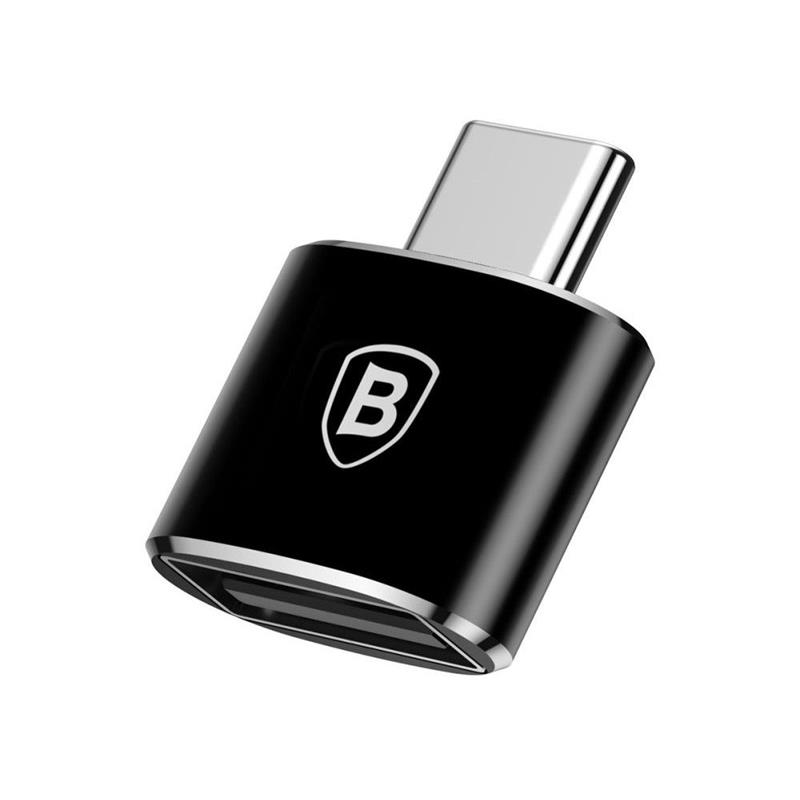 Baseus Adapter USB naar USB-C Black 