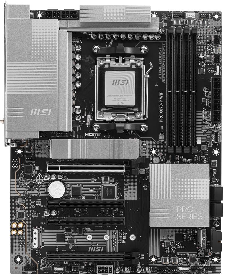 MSI PRO X870-P WIFI moederbord AMD X870E Socket AM5 ATX