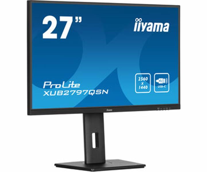 iiyama ProLite XUB2797QSN-B1 computer monitor 68,6 cm (27"") 2560 x 1440 Pixels Wide Quad HD LED Zwart