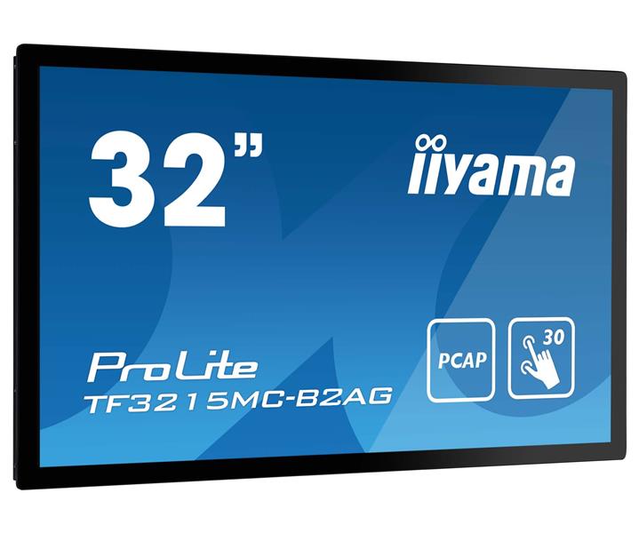 iiyama ProLite TF3215MC-B2AG computer monitor 80 cm (31.5"") 1920 x 1080 Pixels Full HD LED Touchscreen Kiosk Zwart