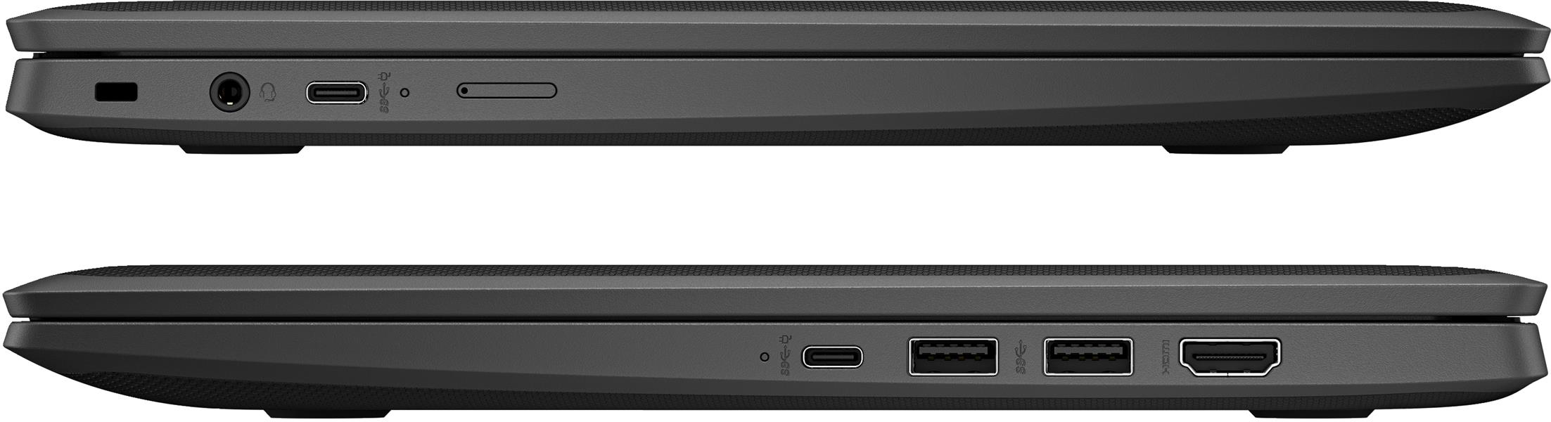 HP Chromebook Fortis 14 G11 35,6 cm (14"") Full HD Intel® N N100 8 GB LPDDR5-SDRAM 64 GB eMMC Wi-Fi 6E (802.11ax) ChromeOS Grijs