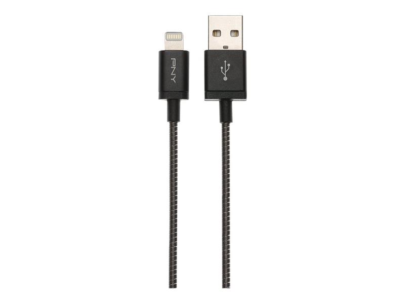 PNY Lightning Charge Sync Cable black