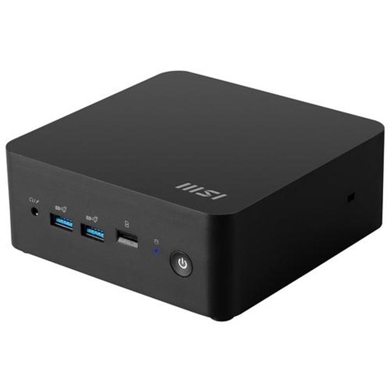 MSI Cubi NUC 13MQG-066BEU 0.84L sized PC Zwart i5-1345U Intel SoC