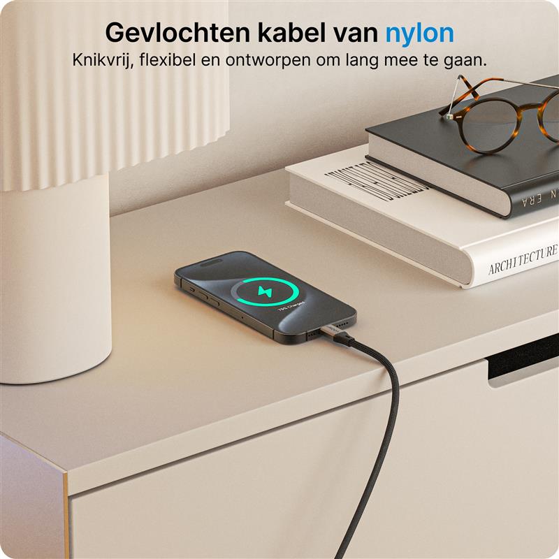 Voomy Connect C20 - 100W USB C kabel - 20 Gbps - 4K Ultra HD - 2 Meter