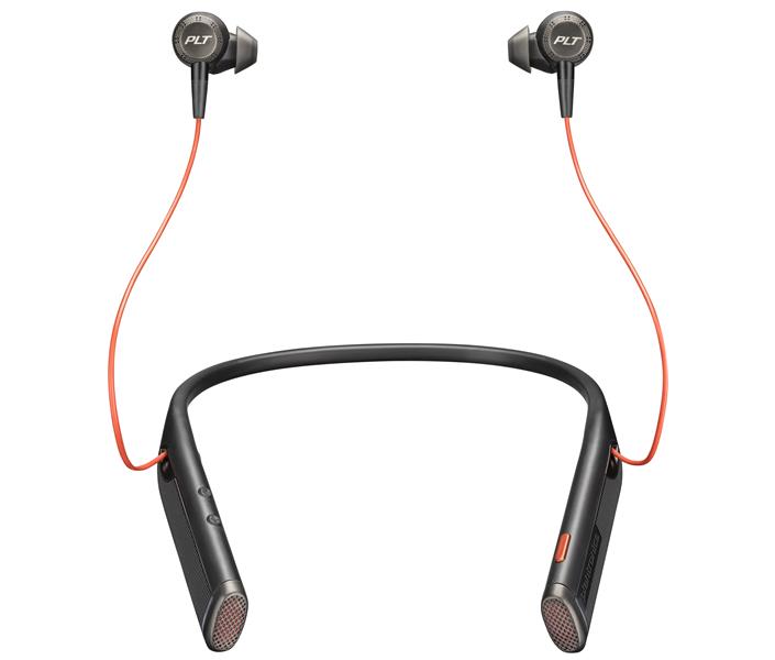 HP Poly Voyager 6200 Headset Draadloos Neckband Oproepen/muziek USB Type-C Bluetooth Zwart