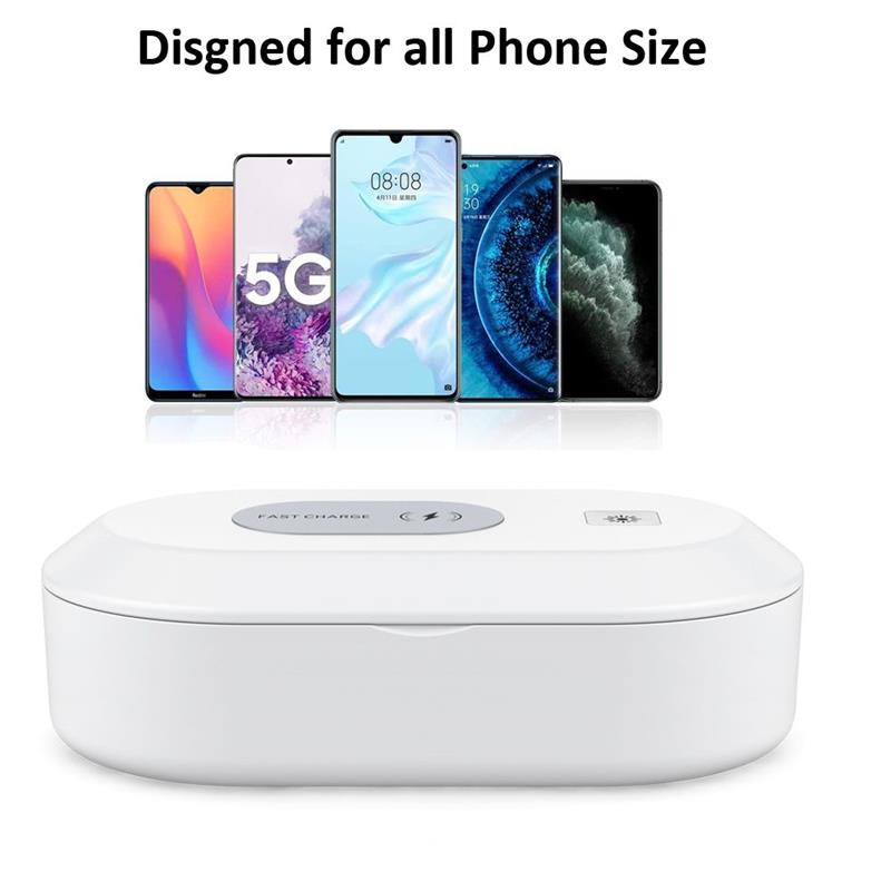 CASEME UV Box Smartphone Cleaner Wireless Charger white 