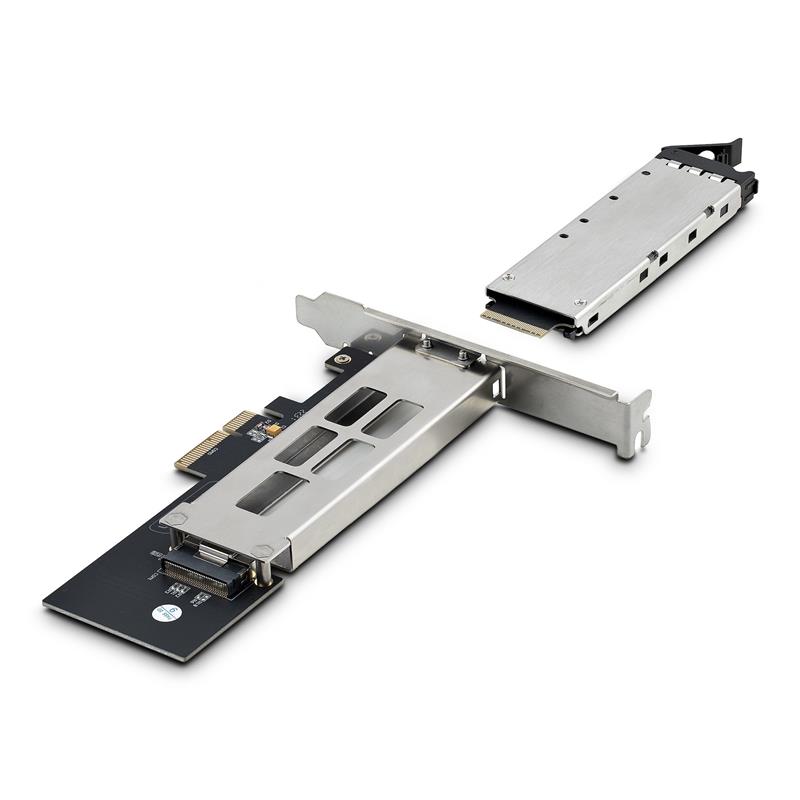 StarTech.com M.2 NVMe SSD naar PCIe x4 Hot-Swap Drive Bay met Verwisselbare Tray voor PCI Express Expansion Slot, Installatie zonder Gereedschap, PCIe