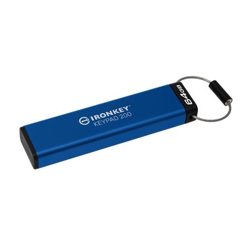 64GB IronKey Keypad 200 AES-256 Encryp