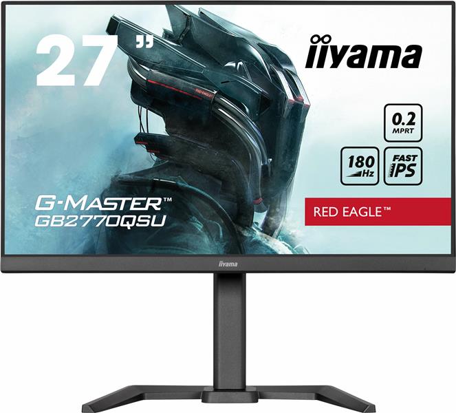 iiyama G-MASTER GB2770QSU-B6 computer monitor 68,6 cm (27"") 2560 x 1440 Pixels 2K Ultra HD Zwart