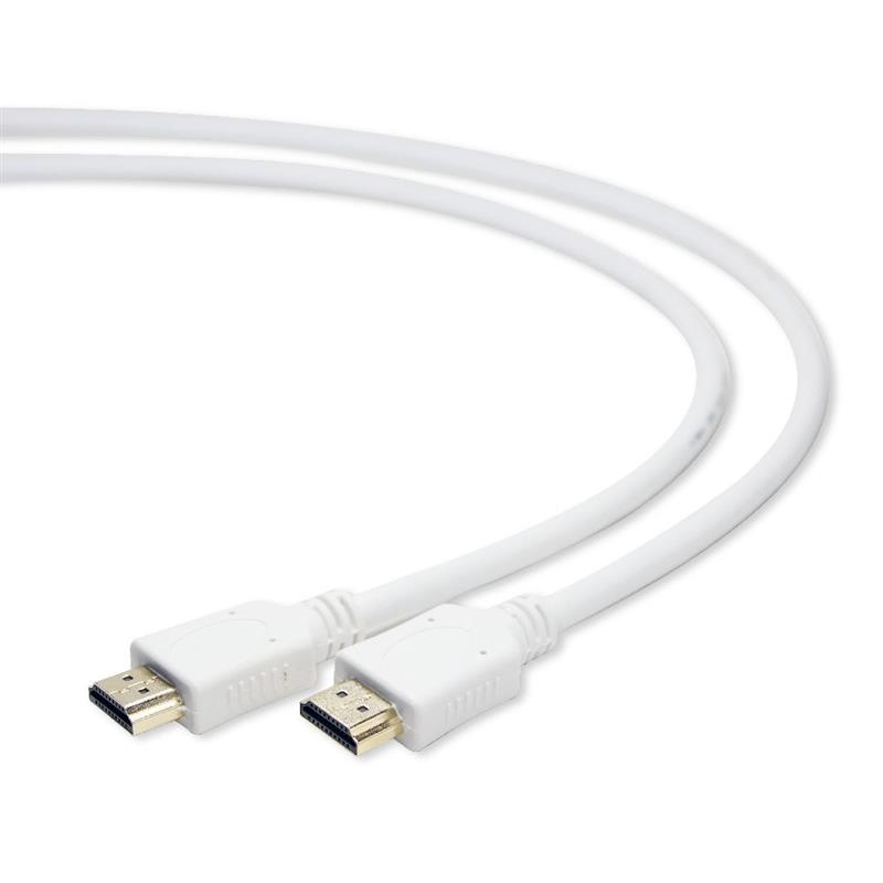 Gembird High Speed HDMI kabel wit met Ethernet 3 meter