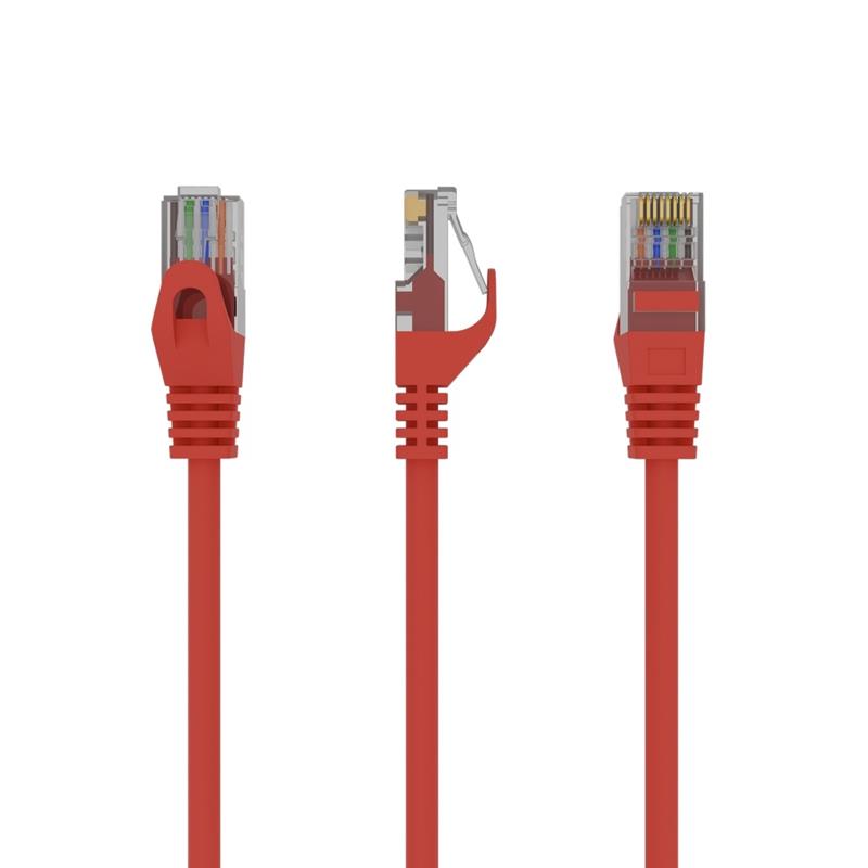 UTP Cat6 patchkabel 1 m rood