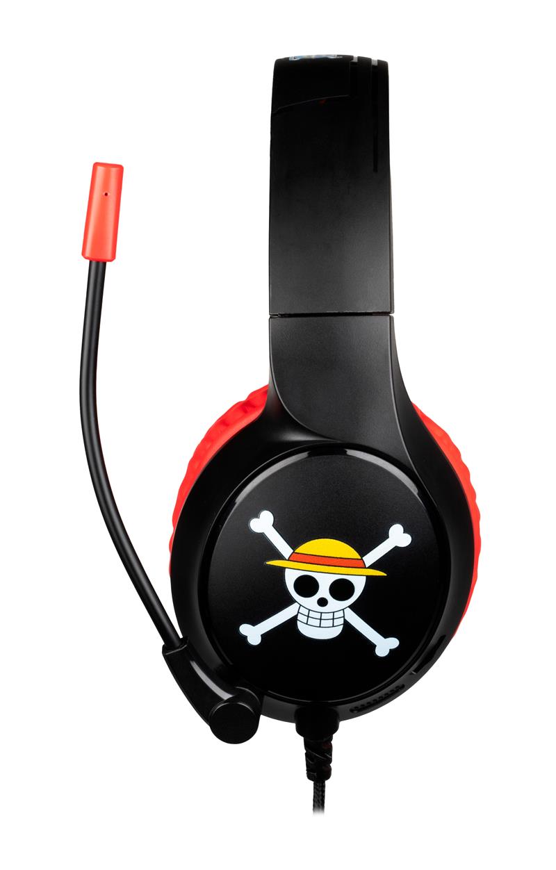 Konix 82521120990 hoofdtelefoon/headset Bedraad Hoofdband Gamen Zwart, Rood