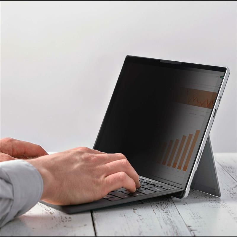 StarTech.com 4-Way 12.4in Surface Laptop Go 1/2/3 Privacy Filter, Portrait/Landscape, Touch-Enabled, +/- 30° Kijkhoek, Blauw licht Reductie, Matte Afw