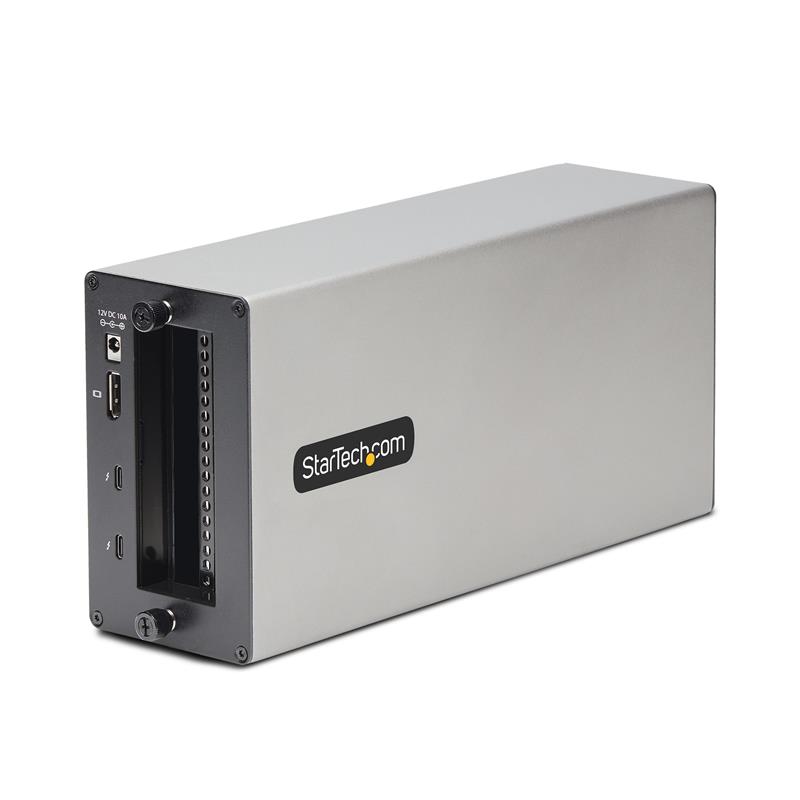 StarTech.com Thunderbolt 3 PCIe Box, Externe Behuizing met Twee PCI Express Slots, PCIe Expansion Chassis voor Laptops/Desktops/All-In-Ones, 8K/4K Out