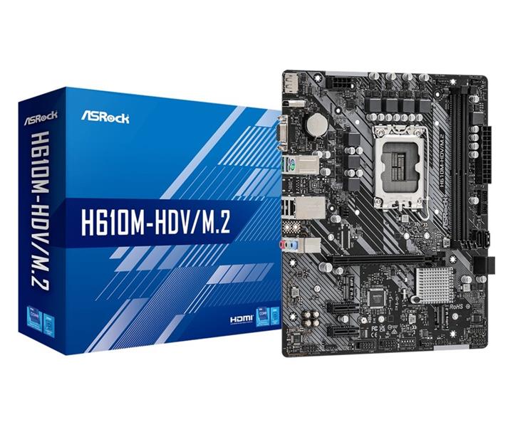 H610M-HDV M 2 1700 Socket 2 DDR4