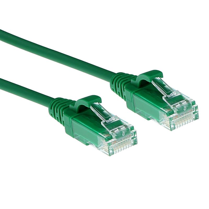 ACT DC9702 netwerkkabel Groen 2 m Cat6 U/UTP (UTP)