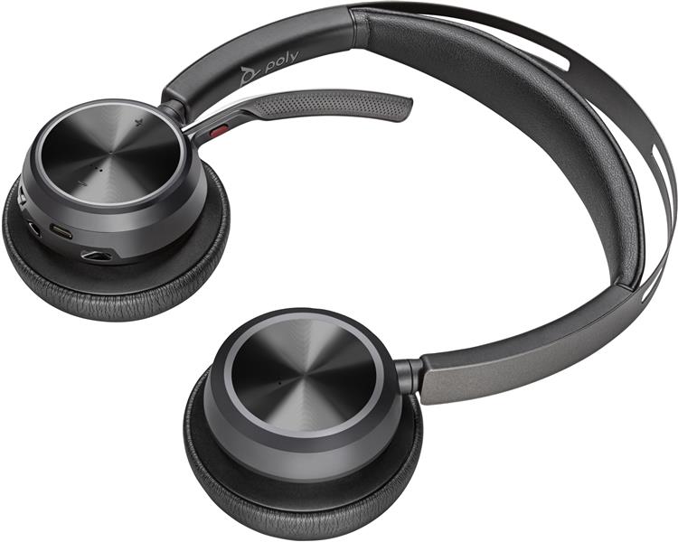 POLY Voyager Focus 2 USB-C-C Headset +USB-C/A Adapter