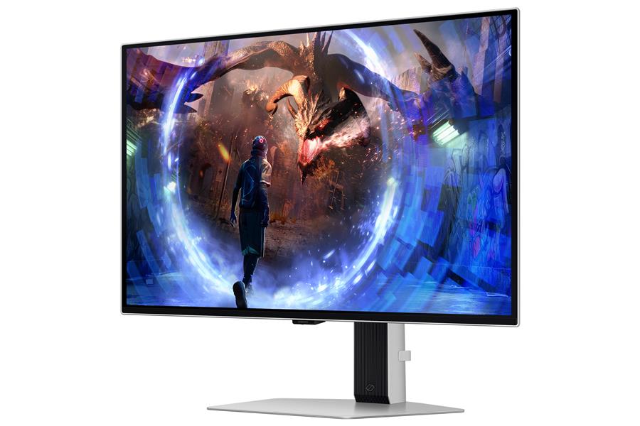 Samsung Odyssey G60SD computer monitor 68,6 cm (27"") 2560 x 1440 Pixels Quad HD OLED Zilver