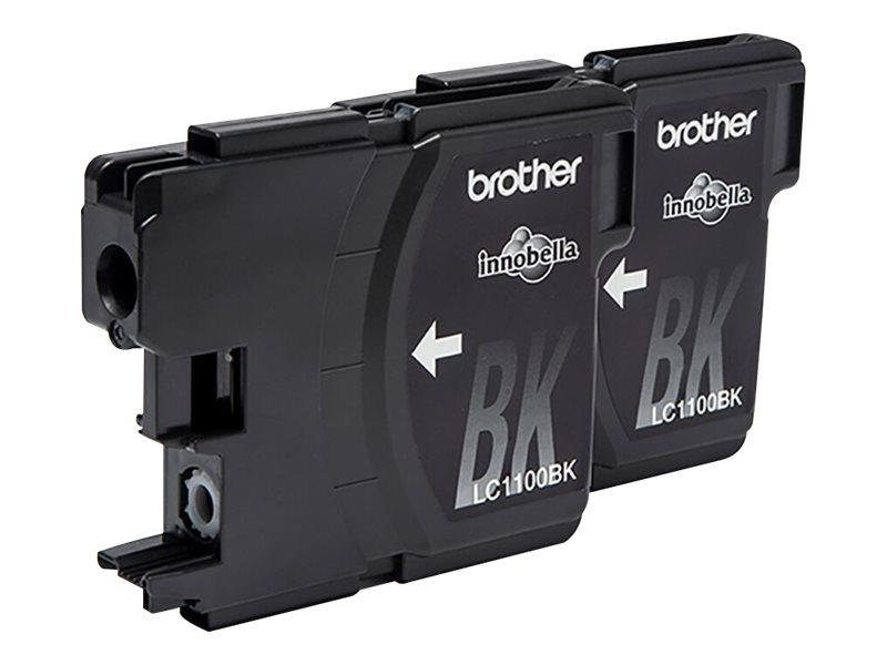 Brother LC-1100BK Black Ink Cartridge 2 stuks Origineel Zwart 2 stuk(s)